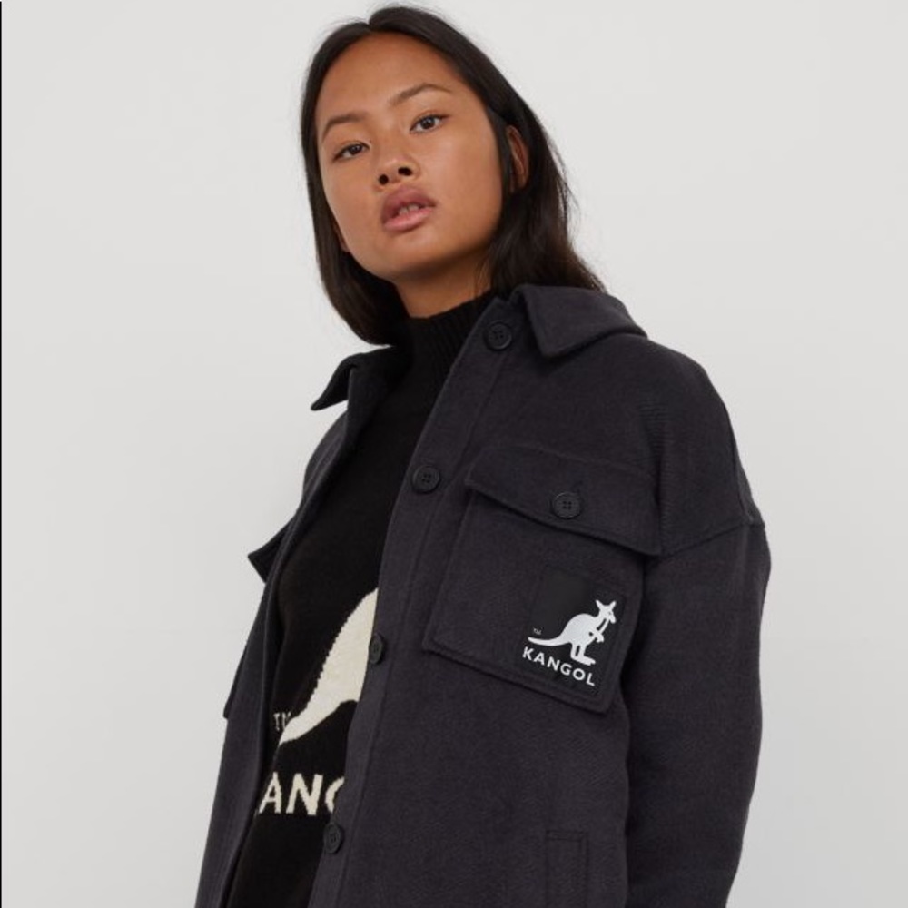 Oversized Shirt Jacket by Kangol x H&M